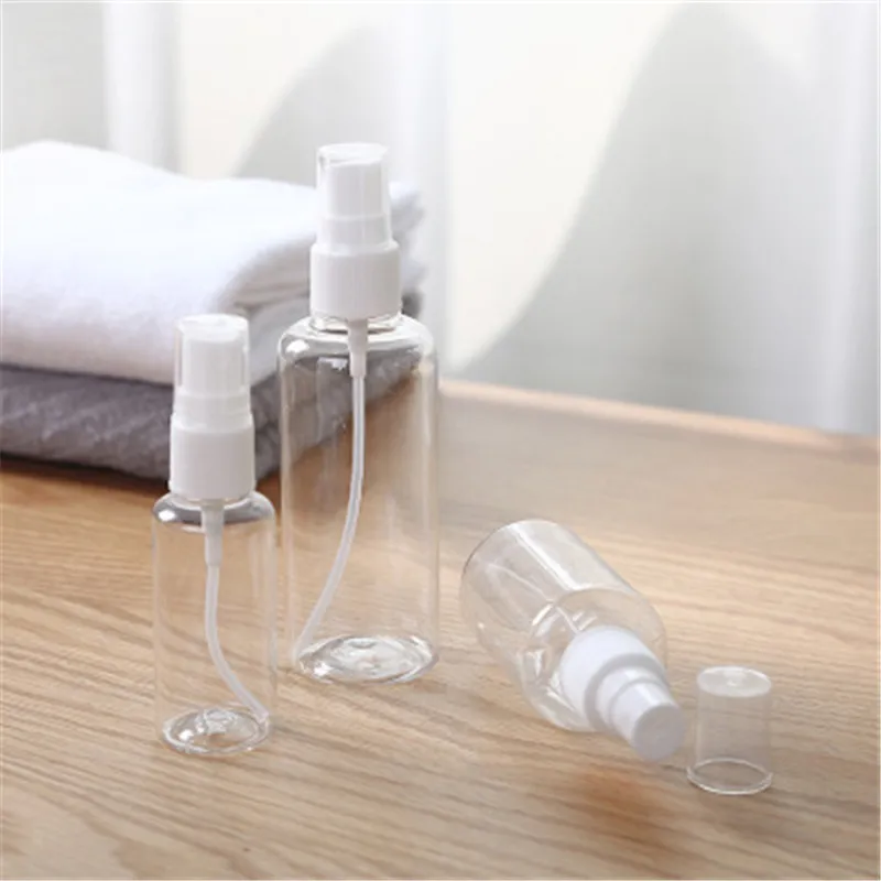 Прозрачные пустые флаконы-распылители 30 мл/100 мл пластиковый мини-многоразовый