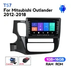 Автомагнитола 2DIN на Android, мультимедийный проигрыватель с GPS-навигацией для Mitsubishi Outlander 3 2012-2018, управление рулевым колесом