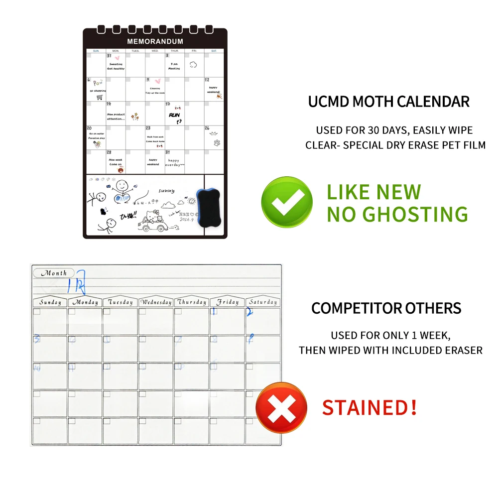 Магнитная доска лист ежемесячный ежедневник семья календари для холодильника