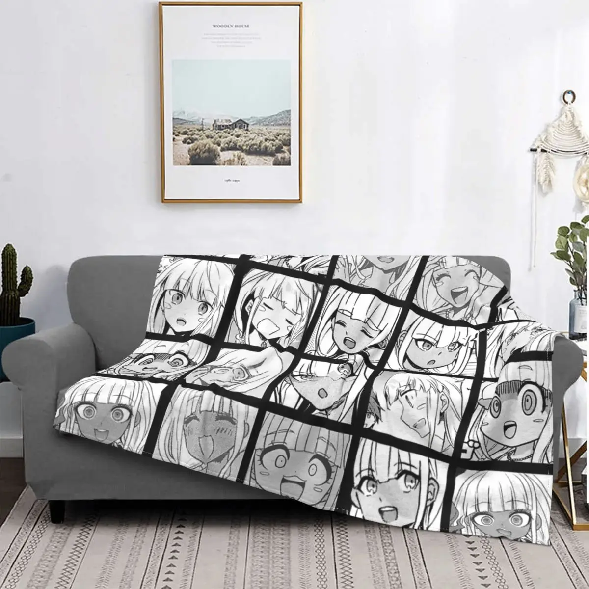 Danganronpa,Angie Manga Bed Blanket Bed Covers Luxury Blanket Video Game,Anime Flannel Blanket