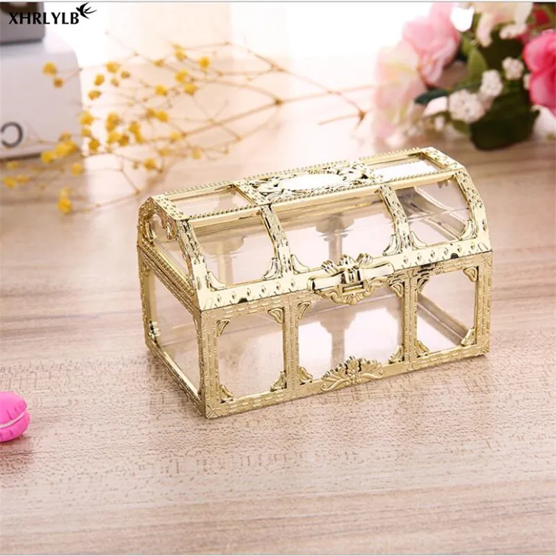 XHRLYLB Свадебные украшения с ручной подарочной коробкой для конфет пластиковая