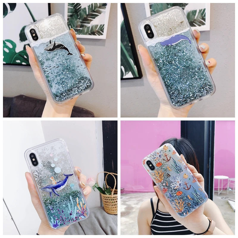 Динамический чехол с жидким песком для телефона Samsung Galaxy S20 S8 S9 S10 Plus note 10 J5 J7 2016 2017 A3