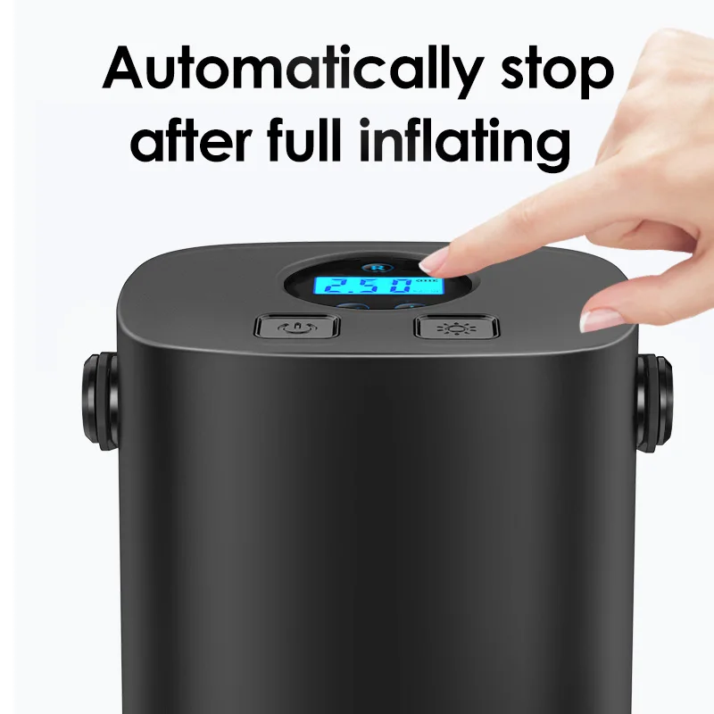 Портативный воздушный насос Licheers беспроводной цифровой автомобильный