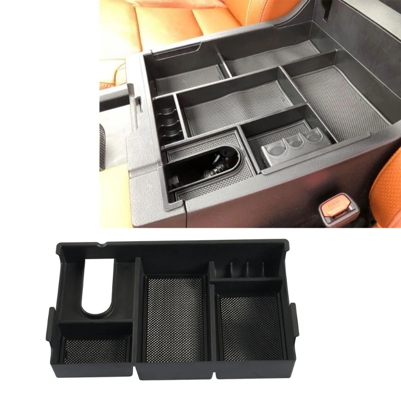 

1 Pc For Tundra 2007-19 Anti-skid Center Console Storage Tray Armrest Box Insert Organizer Car Interior Items Container