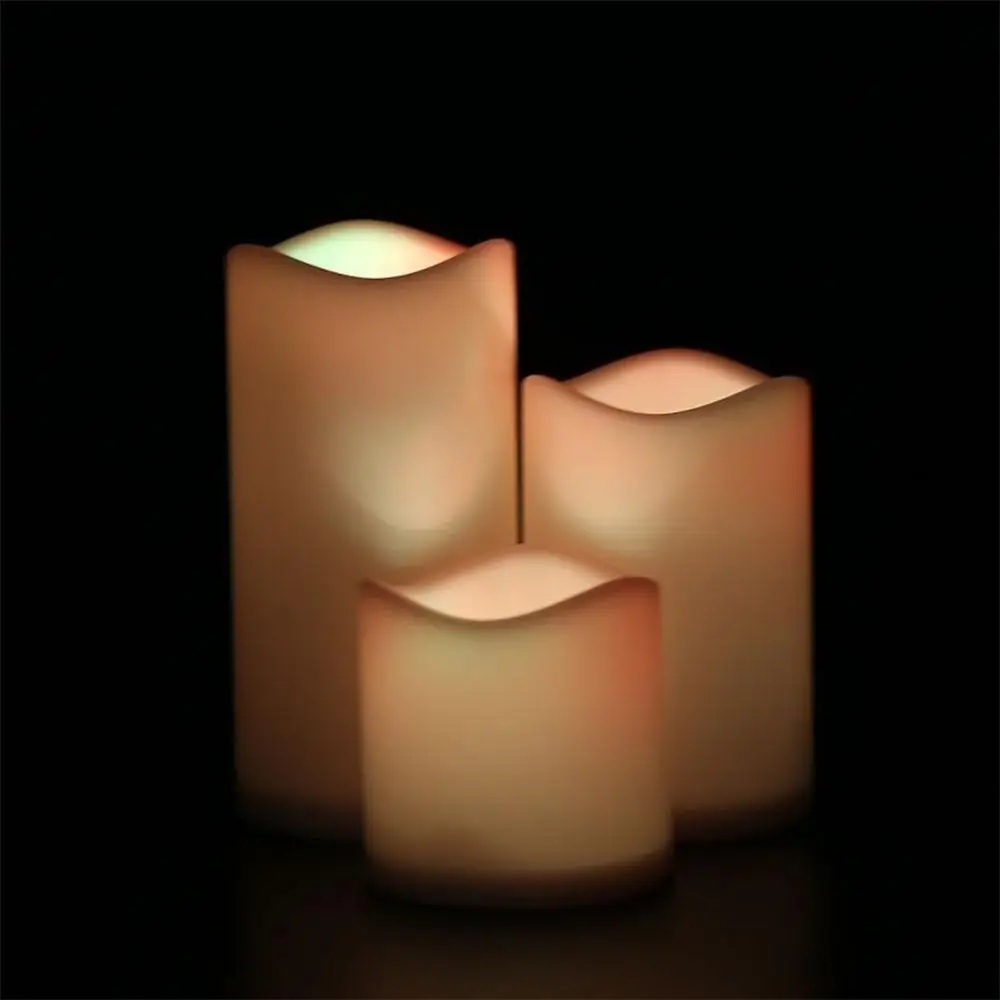 Красивые беспламенные Свечи пластиковое украшение Хэллоуин цветной яркий выбор