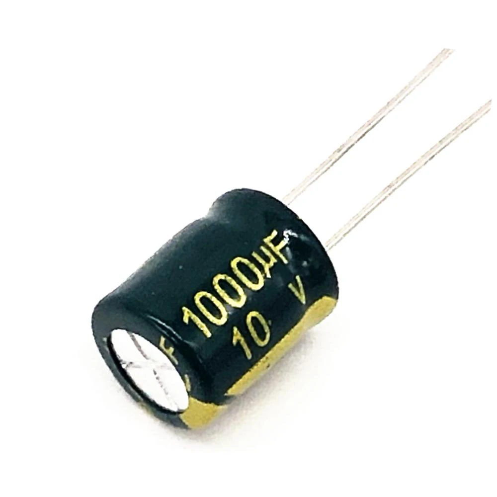 

20pcs/lot 10v 1000UF Low ESR / Impedance high frequency aluminum electrolytic capacitor size 8X9 1000UF 10v 1000uf 20%