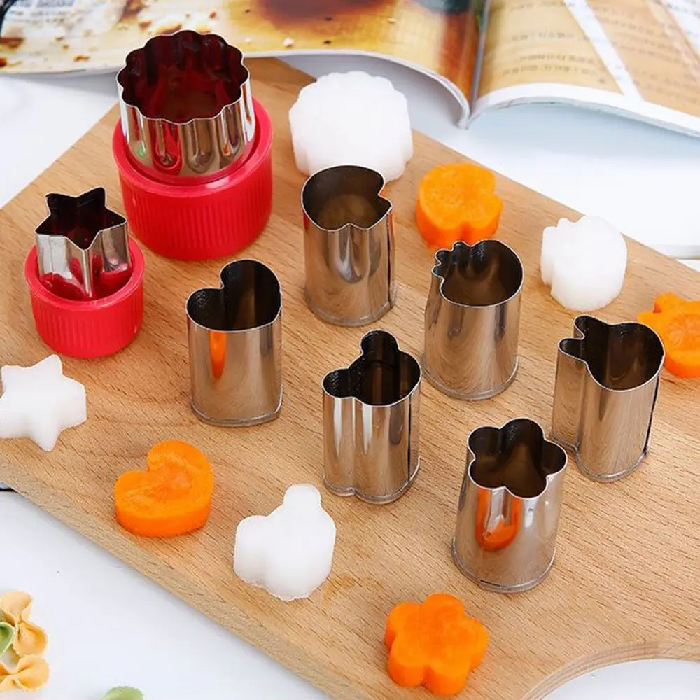 8 шт./компл. цветок Звезда Форма устройство резки овощей и фруктов формовочный нож