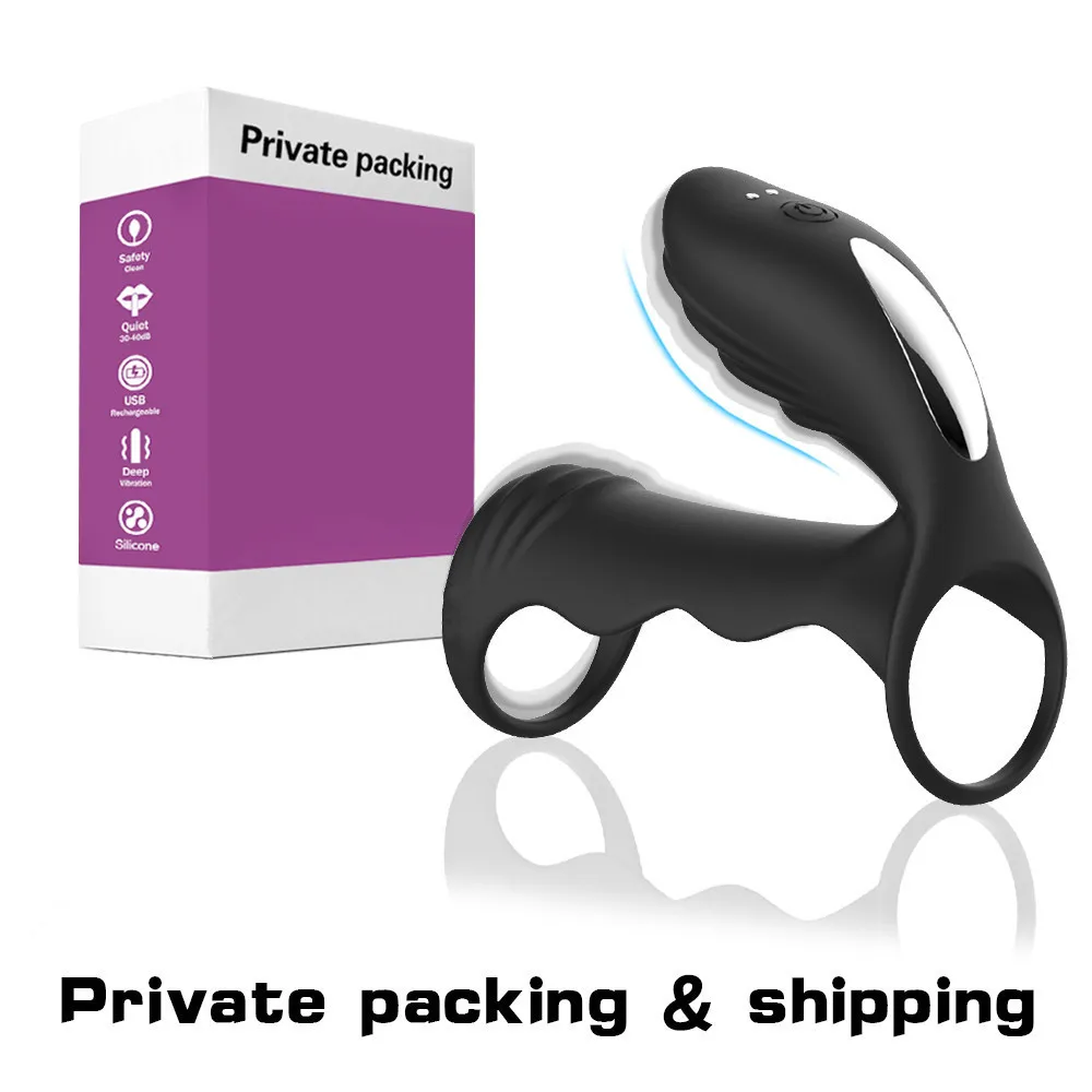 

Wearables for Males Horseshoe Ring Husband and Wife Shared Clitoral Excitement Penis Ring