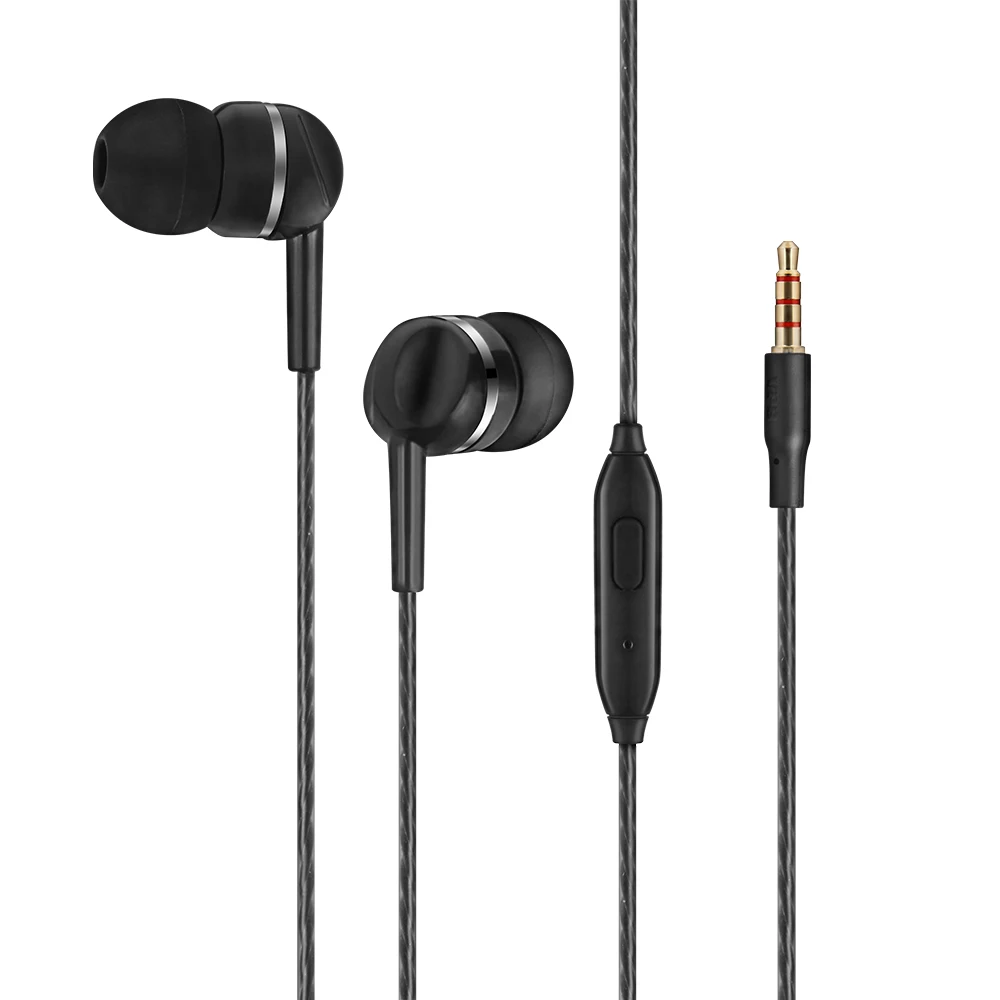 Спортивные наушники Проводная гарнитура в ухо с супер басами вкладыши для IPhone