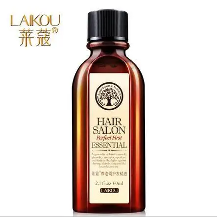 

laikou Essential Oils Massage Oil Moroccan Pure Argan Oil Hair Care 60ml Treatment For Dry Types & Scalp