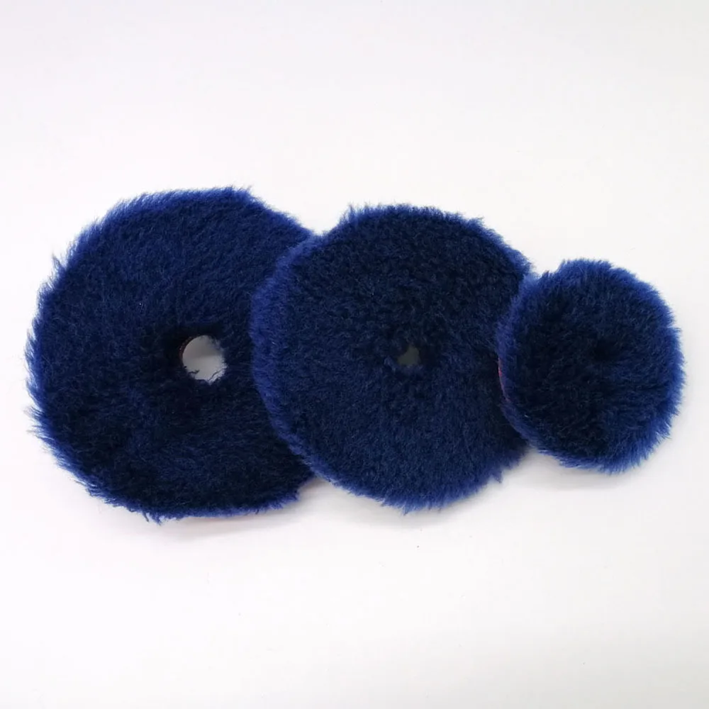 

4/6/7inch Wool Pad for DA Polisher Self-adhesive Polishing Pad Pong Hair Purple Woolen Wheel Polish Pad Scratch Repair