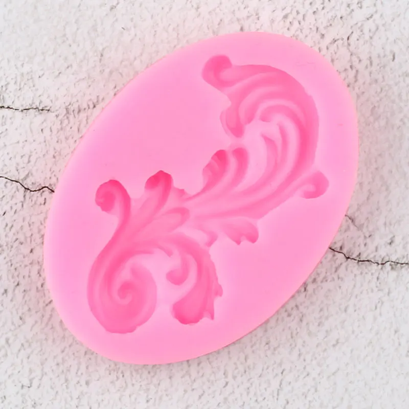 Барокко рельефная граница силиконовые формы искусственная глина|Пресс для