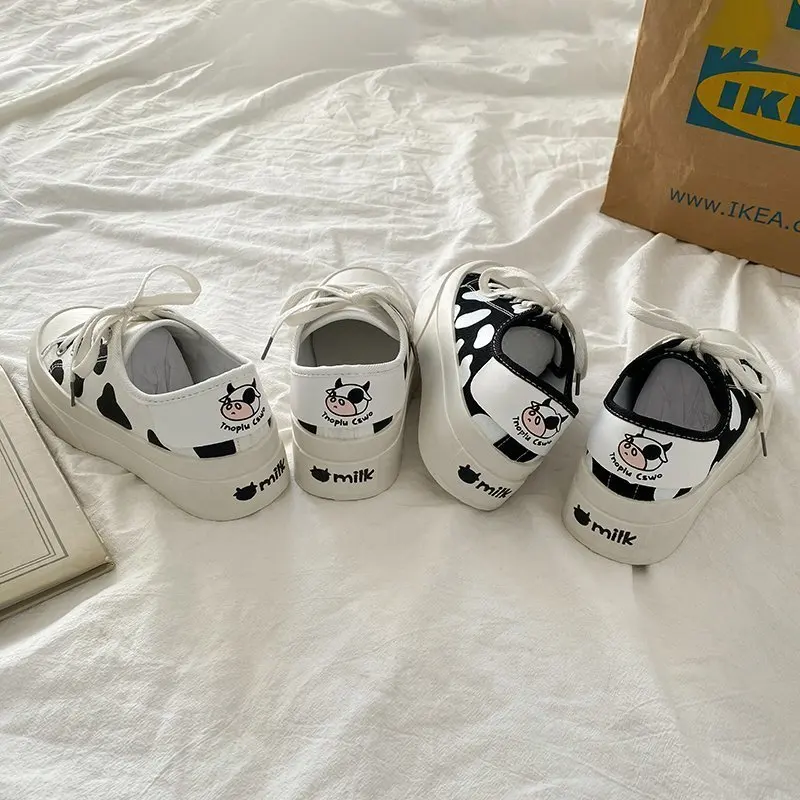

New OF Spring Women's Chunky Canvas Shoes Thick Bottom Platform Vulcanize Shoes Fashion Breathable Casual Running Shoe