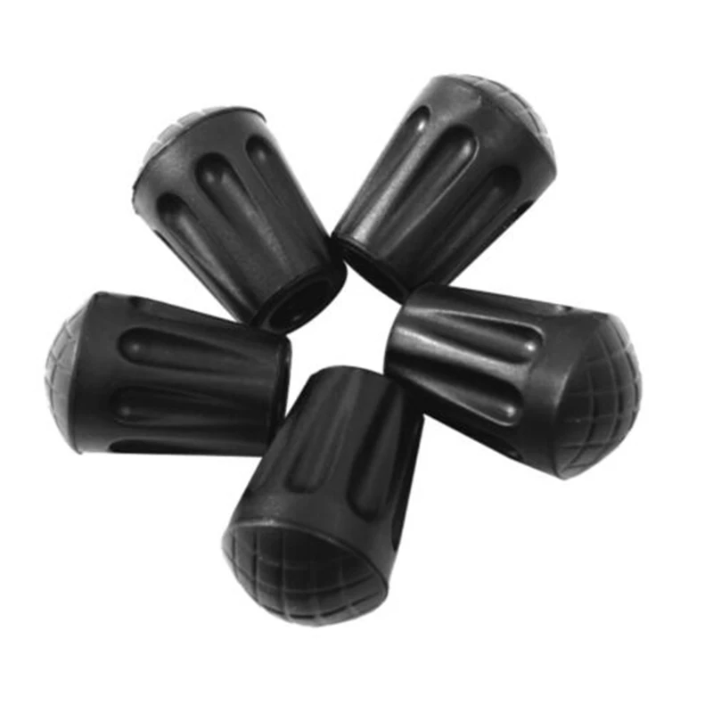 

12pcs Outdoor Trekking Pole Rubber Foot Cover Pole Tip Protectors Chair Leg Cap