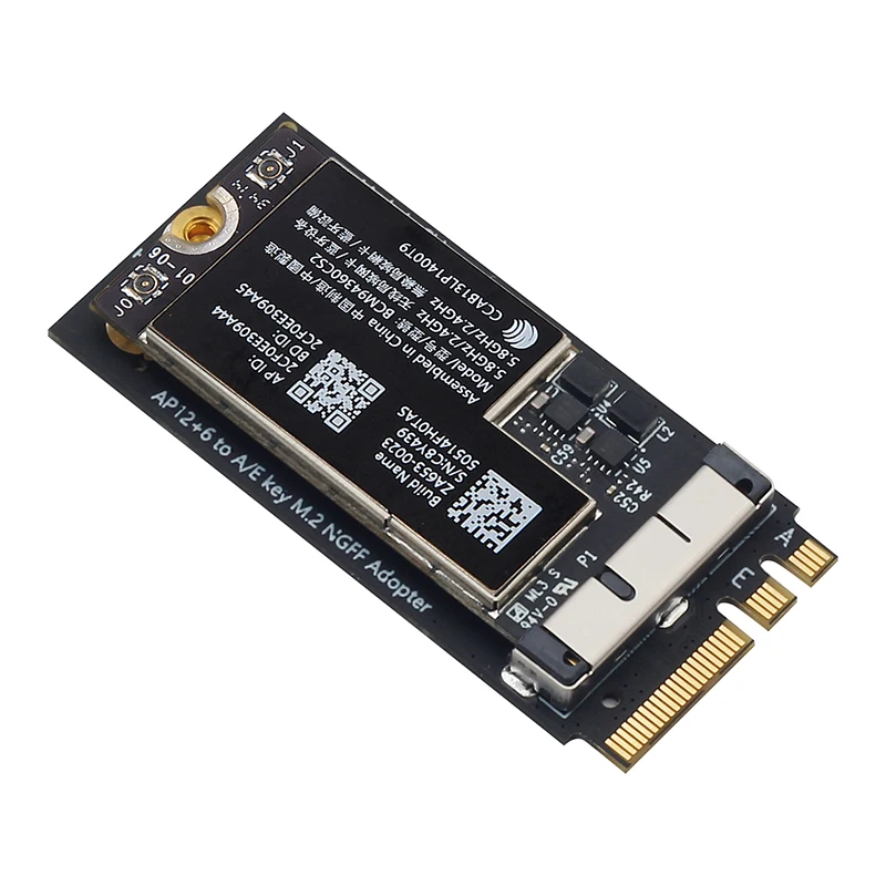 Для беспроводной Wi Fi карты 11 &quotA1465 13" A1466 BCM94360CS2 1200 Мбит/с Bluetooth 4 0 802.11ac Hackintosh macOS