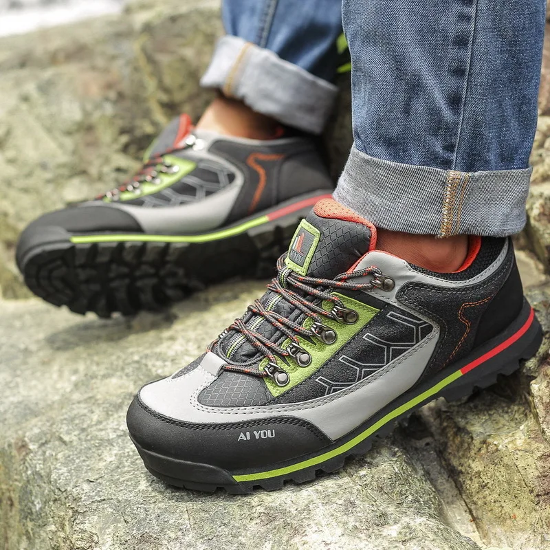 Профессиональная Мужская Уличная походная обувь водонепроницаемые охотничьи