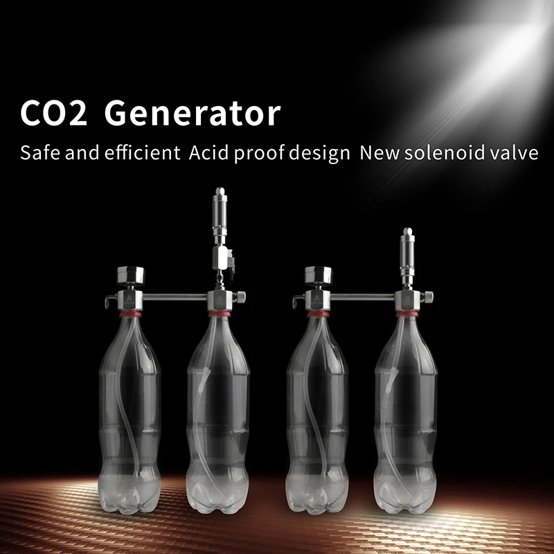 Aquarium DIY CO2 Generator System Kit with Solenoid Valve Bubble Counter for Plants Fish Tank Accessories | Дом и сад