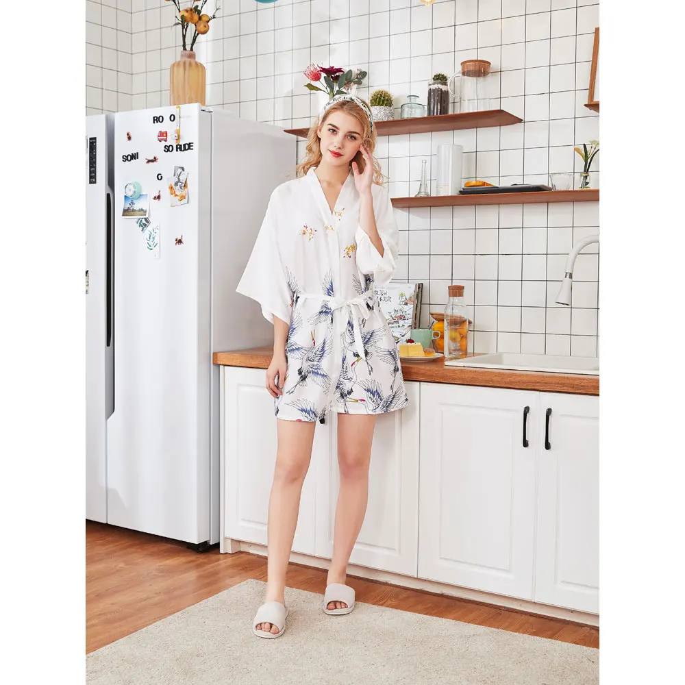 Женский банный халат Пижама для подружки невесты сексуальное нижнее белье