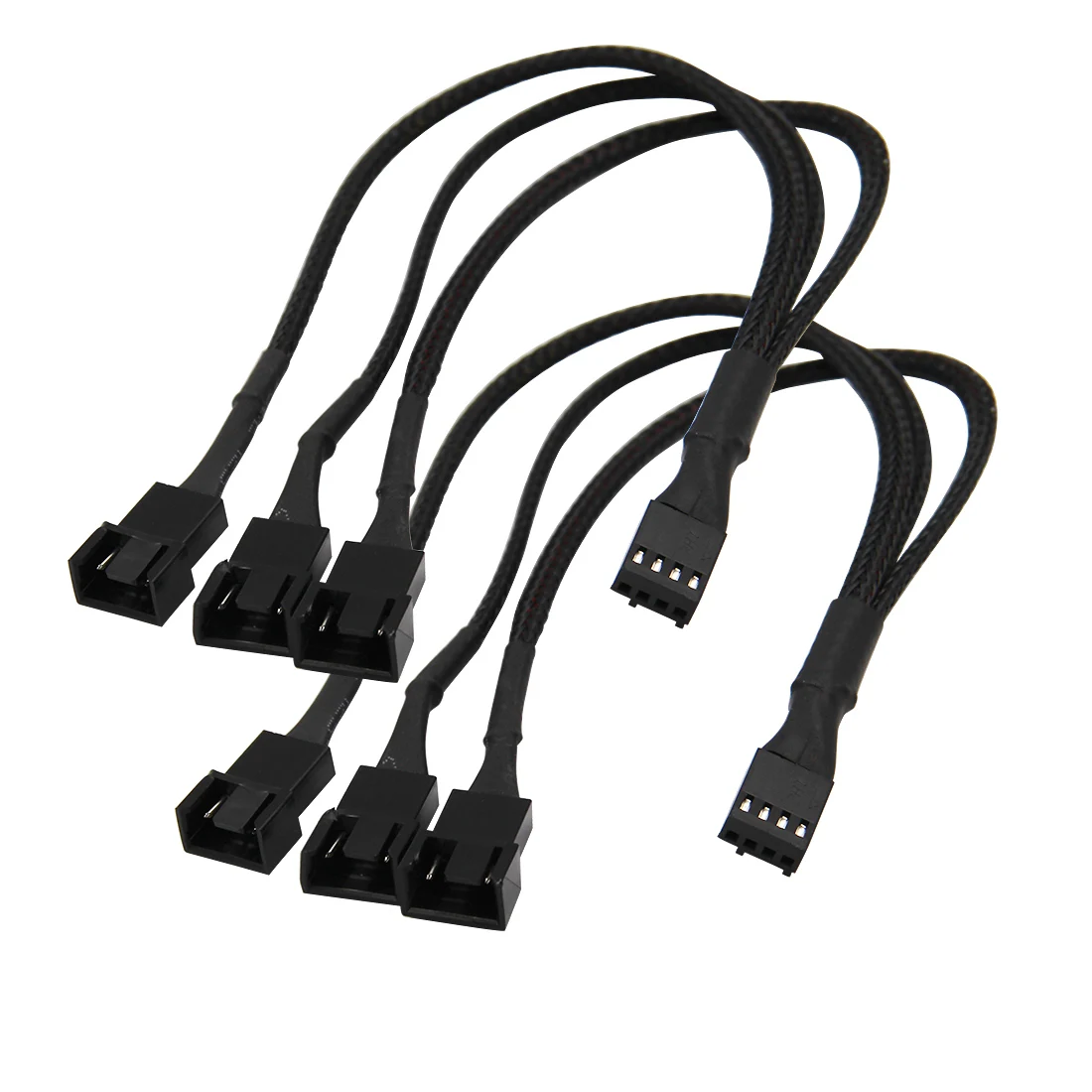 Высококачественный 6 дюймовый 4 контактный процессор Molex TX4 с 1 на 3 ШИМ чехол