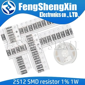 50pcs 2512 SMD fixe alloy resistor 1% 1W 0.1R 0.01R 0.05R 0.001R 0.33R 1R 0R 10R 100R 2W 0.001 0.01 0.1 0.33 0.05 1 0 10 100 ohm