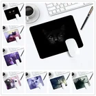 Персонализированный нескользящий коврик для мыши Yuzuoan с животным рисунком, технические характеристики, 22x18 см, маленький утолщенный коврик для мыши для ноутбука