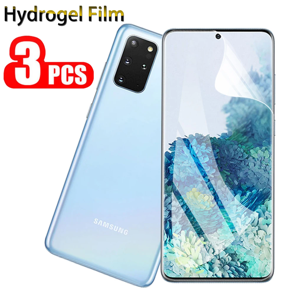 Мягкая Гидрогелевая пленка для Samsung galaxy S9 Plus S8 3 шт. защитная S20 Ultra не