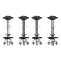 4 pack toilet tank to bowl bolt kits cistern bolts kitstainless steel toilet pan fixing fitting with double gaskets