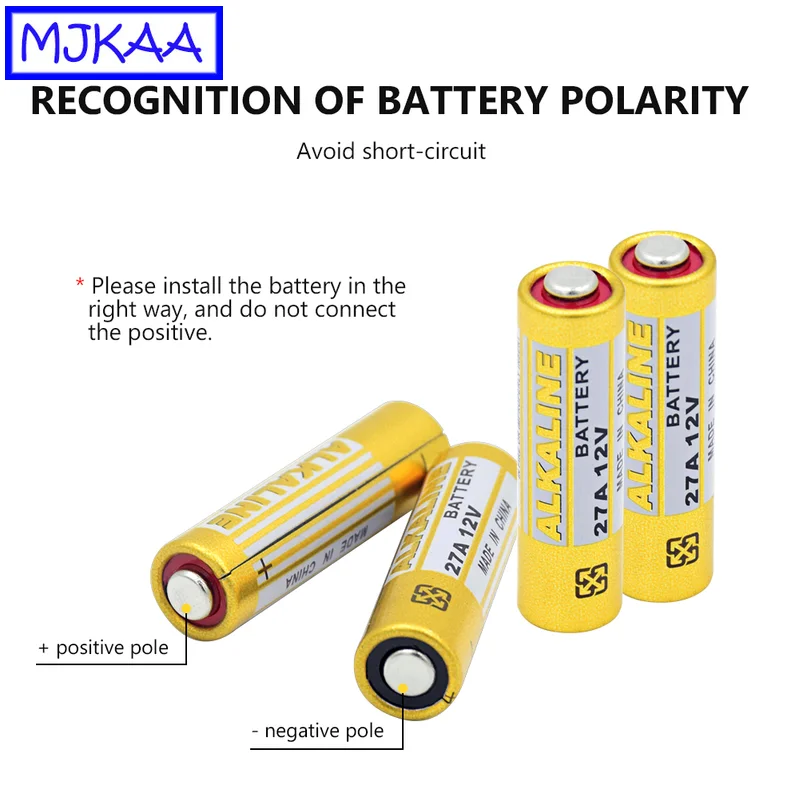 MJKAA 50 шт. 27A 12 В L828 сухая щелочная батарея 27AE 27MN A27 27A12V батареи для дверного звонка