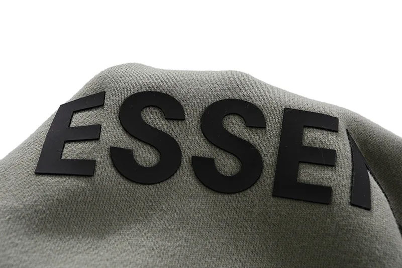 

Hip Hop Fashion High Street Reflective Hoodies Male Half Zipper ESSENTIALS Letter Print Hoodies Harajuku Streetwear Sweatshirts