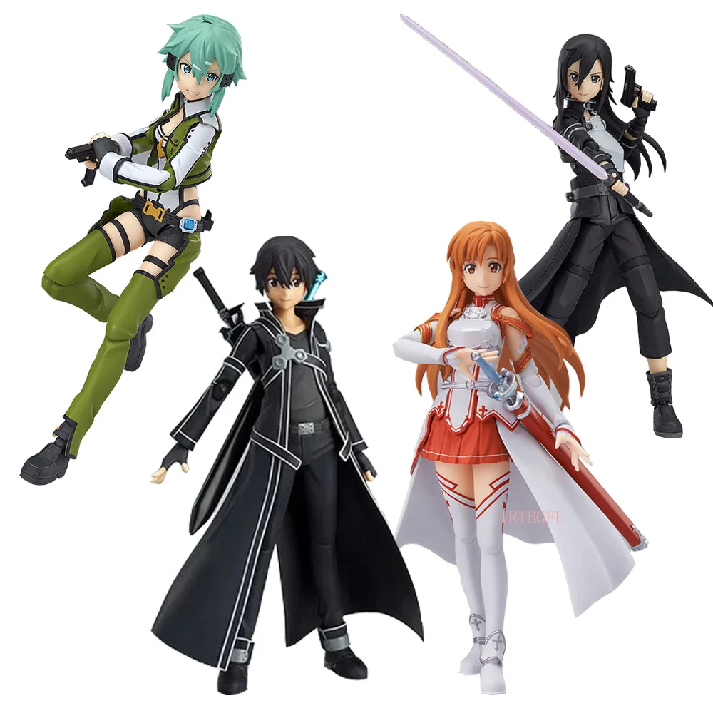 

Фигурка Figma Sword Art Online, Асада шино если Кирито киригая казуто Асуна Макс, фабрика аниме, ПВХ экшн-фигурка, игрушка, коллекционная кукла