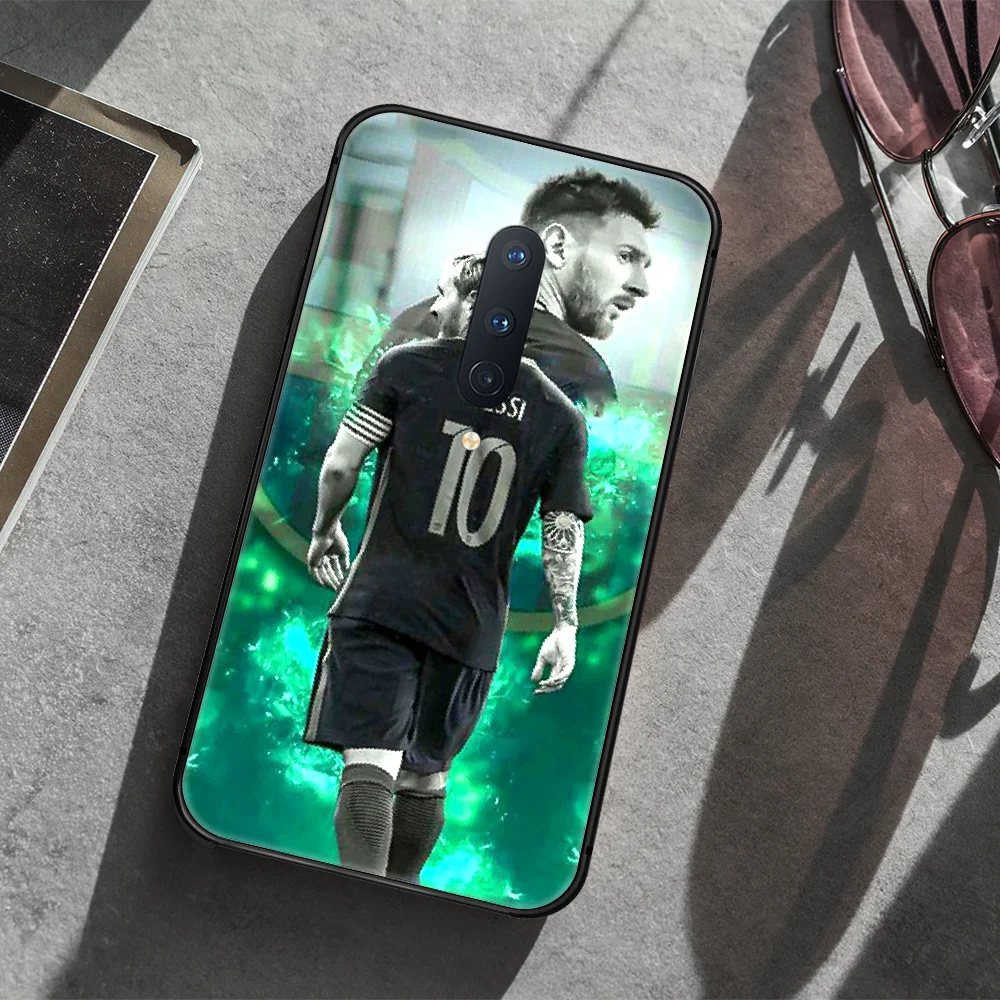

Football superstar messi 10 Phone Case Cover Hull For 1+ Oneplus 5T 6 6T 7 7T 8 8T Pro black Waterproof Luxury Funda Pretty