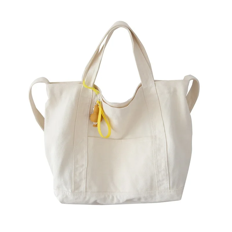 

Canvas Tote Bag Fashion Women's New 2021 Crossbody Shoulder Bag Korean Trend Ins Large Capacity Commuter Bag