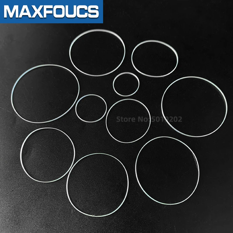 plastic white gasket for crystal glass Internal diameter 30-34.5mm Thickness 0.5mm Watch parts Watch Accessories，1pcs