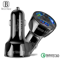 usb car charger quick charge 3 0 35w fast charging for iphone 11 samsung s9 s10 note 8 mobile phone auto adapter car chargers