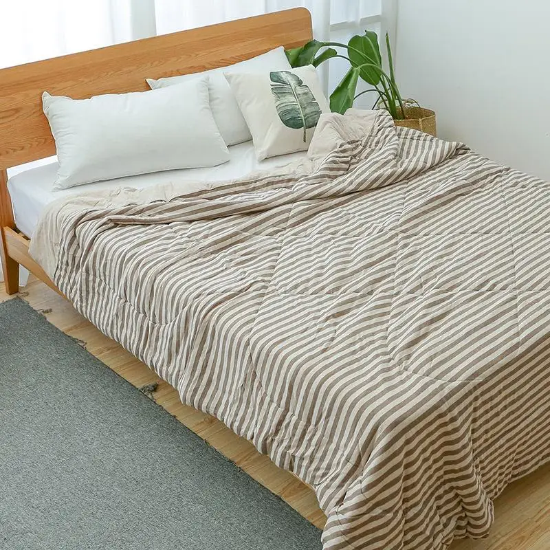 Washable Cotton Air Condition Summer Quilt Breathable Bedding Blankets for Adults Children Bed Covers Comfoter | Дом и сад