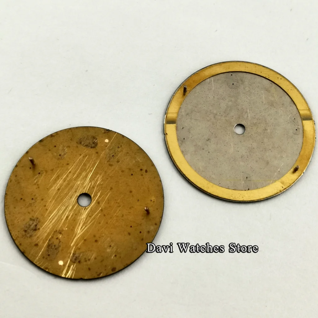 Новый 29 мм стерильный циферблат для часов зеленый светящийся подходит NH35/NH35A