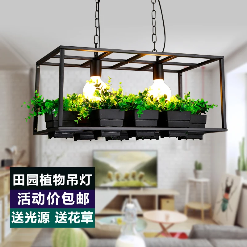 Modern Pendant Light Black Iron Hanging Cage Vintage Led Lamp E27 Industrial Loft Retro Dining Room Restaurant Bar Counter | Лампы и