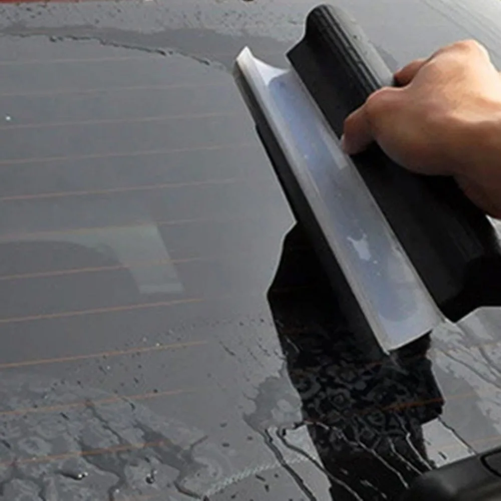 Щетка для чистки автомобиля Мягкие силиконовые щетки мытья окон и стекла скребки