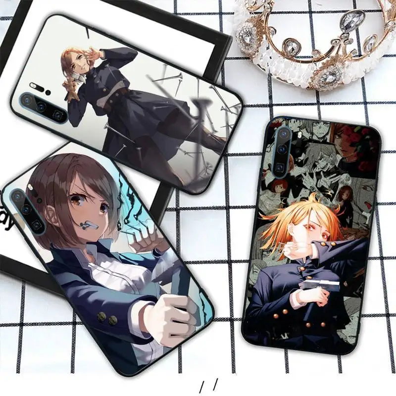 

Jujutsu Kaisen Kugisaki Nobara Phone Case For Huawei honor Mate P 10 20 30 40 i 9 8 pro x Lite smart 2019 nova 5t