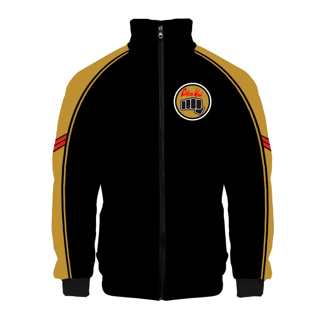 Детская толстовка для косплея Karate Кобра Кай пуловер с 3D принтом свитшот на молнии