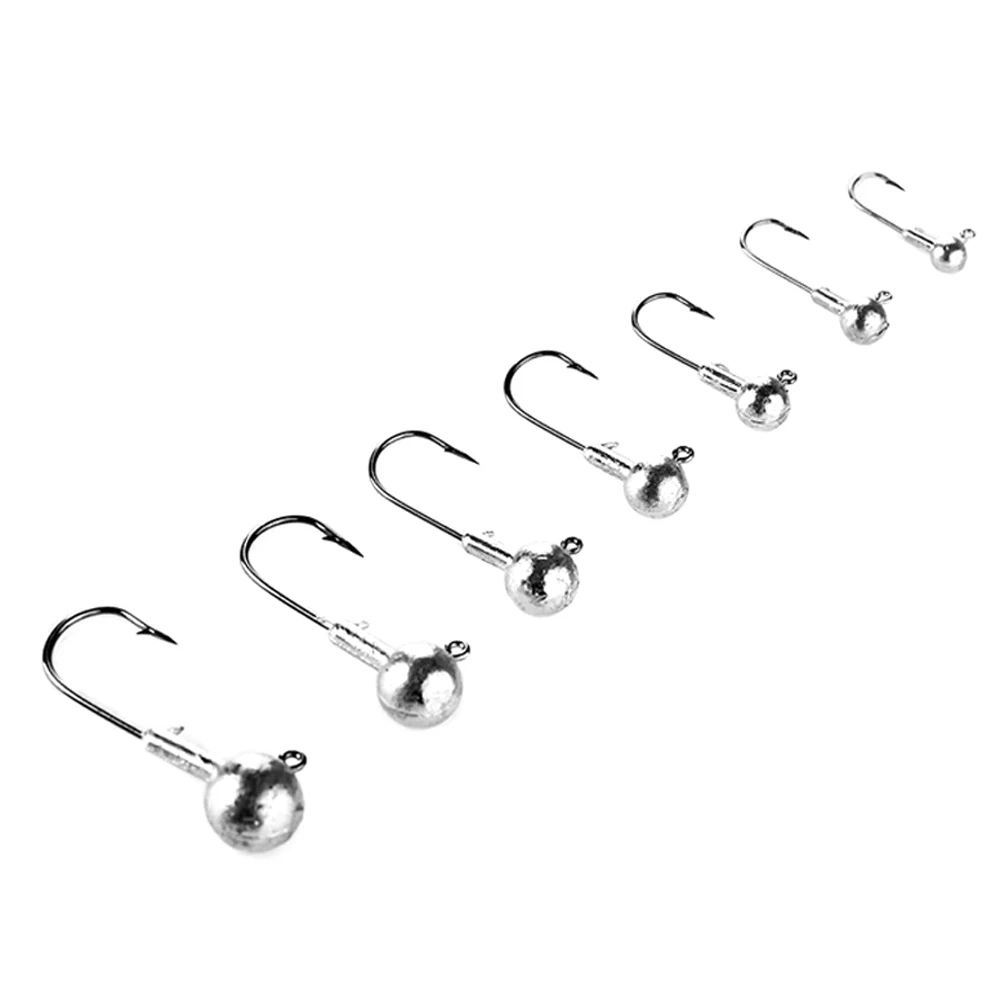 50 шт./лот крючок с зазубриной Морской рыболовный соединитель для мягкой приманки