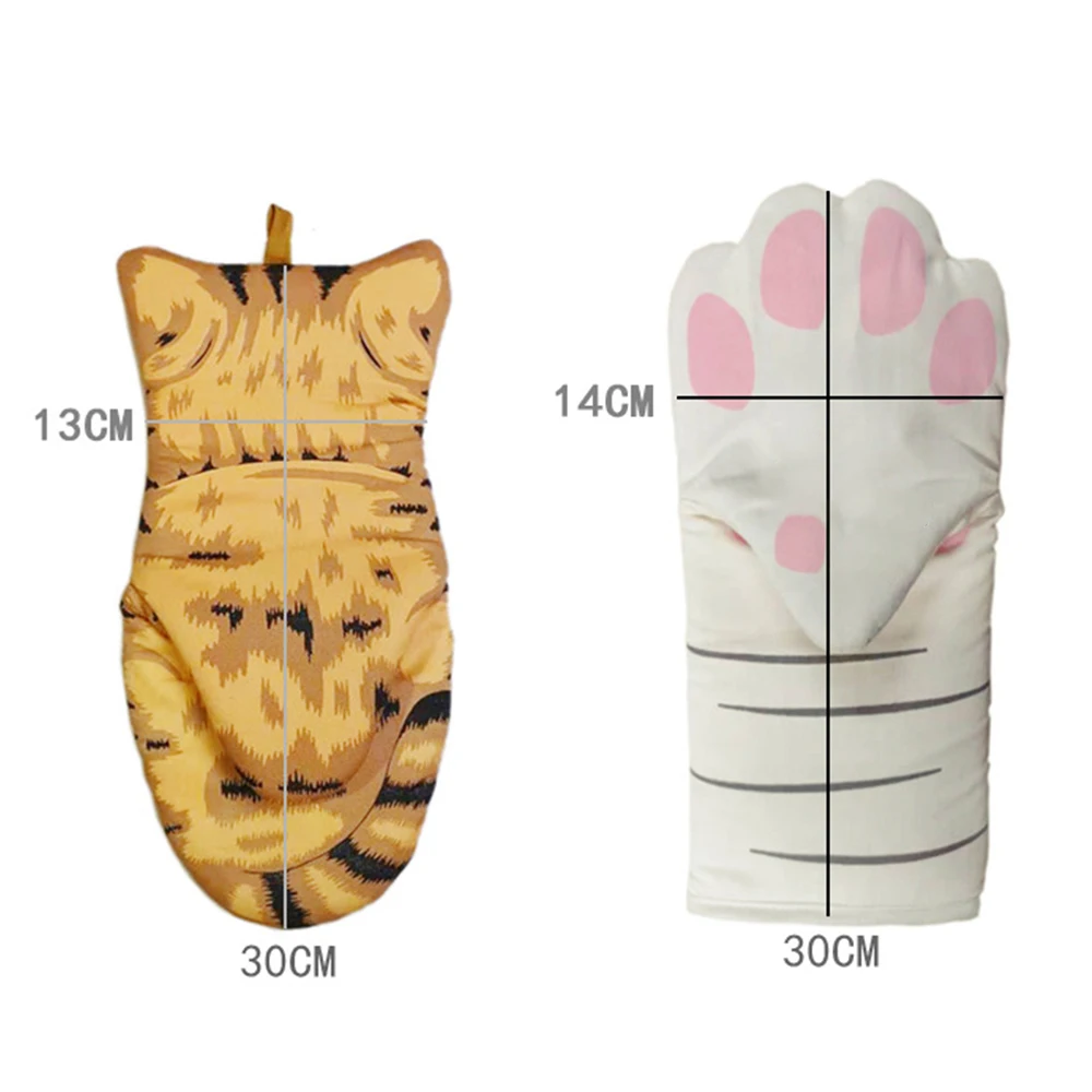 1 шт. мультфильм с симпатичным принтом Кот Щенячий патруль печь перчатки х/б