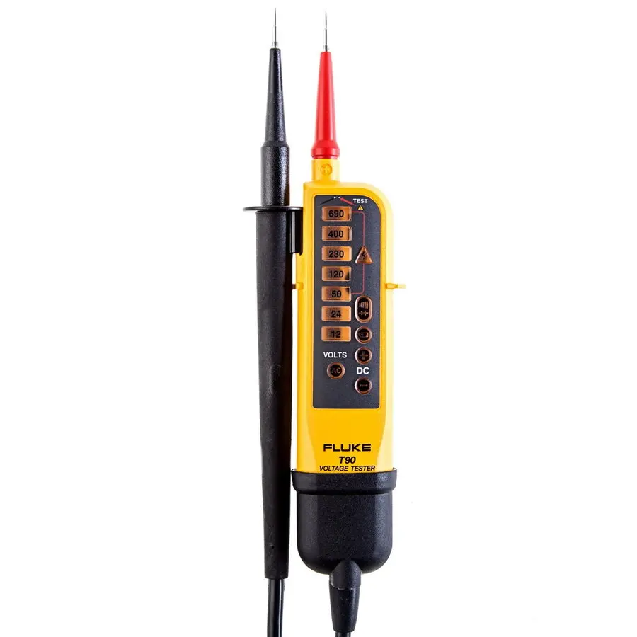 Тестер пробник Fluke T90 -длина 260 мм защита IP54 проверка целостности 0–400 кОм ток | Измерители напряжения -1005001758413492