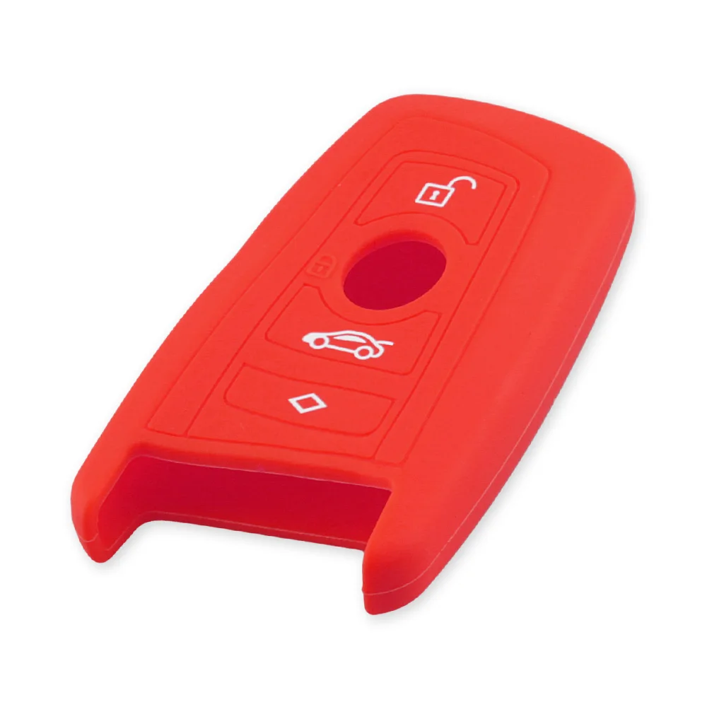 KEYYOU 10 шт. силиконовый умный чехол для брелка с ключом BMW F CAS4 5 7 Series F10 F20 F30 335 328 535 650