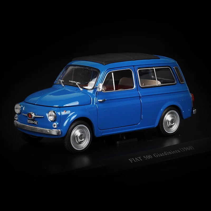 Белая коробка 1:24 1960 Fia t 500 классический бутик сплав автомобильные игрушки для