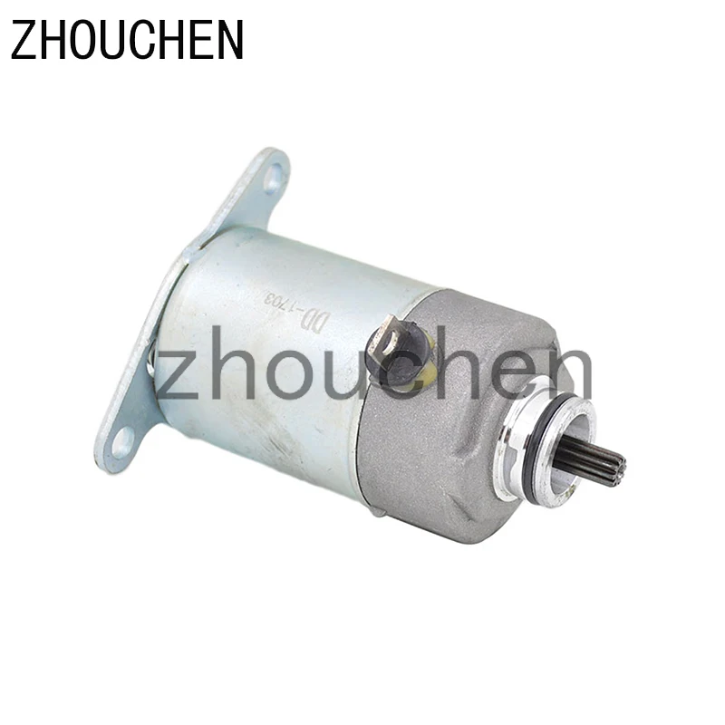 Двигатель мотоцикла Электрический стартер Мотор 10 зубьев для GY6 80 80cc 139QMA 139QMB