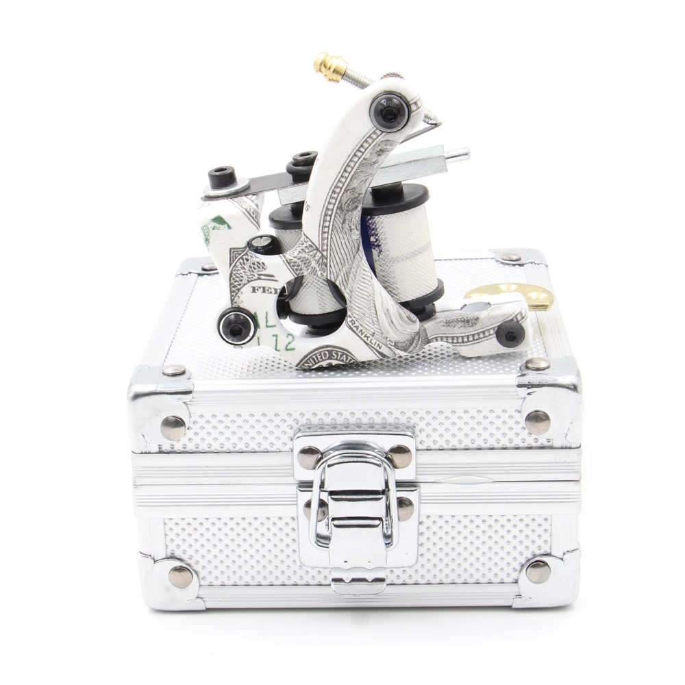 Высококачественная катушка для тату машинки 10 катушек пистолет и алюминиевый