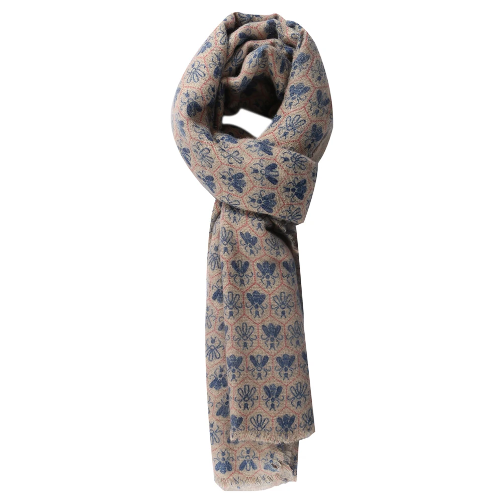 Новинка 2019 Модный женский шарф имитация кашемира принт пчелы теплый мягкий