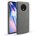 Чехол для Oneplus 7T 7T Pro, тонкий винтажный тканый тканевый чехол из жесткого поликарбоната с защитой от царапин для One Plus 7T 7 7 Pro, противоударный чехол