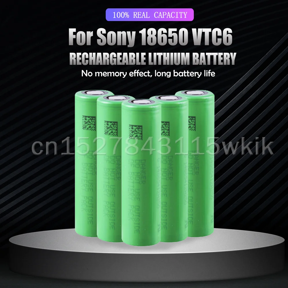 1-10 шт. оригинальный VTC6 18650 US18650VTC6 3 7 в 3000 мАч Высокая емкость 30 А литиевая